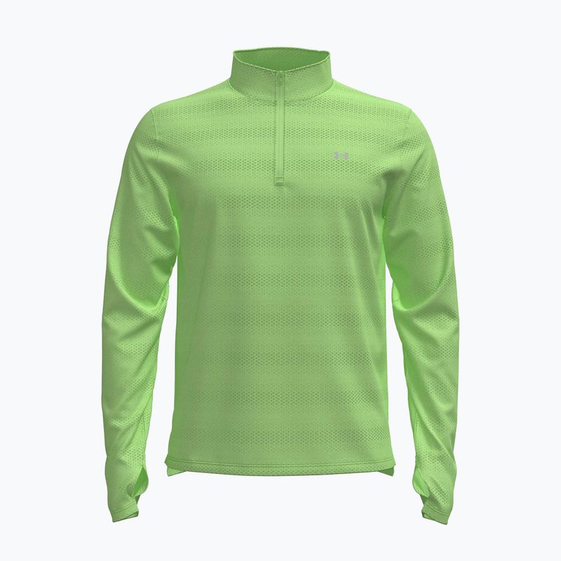 Vyriškas bėgimo džemperis Under Armour Velociti 1/4 Zip lumos lime/white