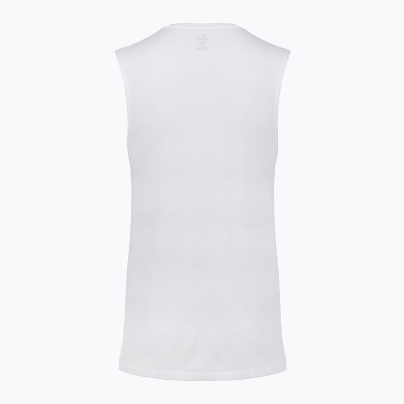 Vyriški bėgimo marškinėliai Under Armour Velociti Tank white/black/distant gray 2