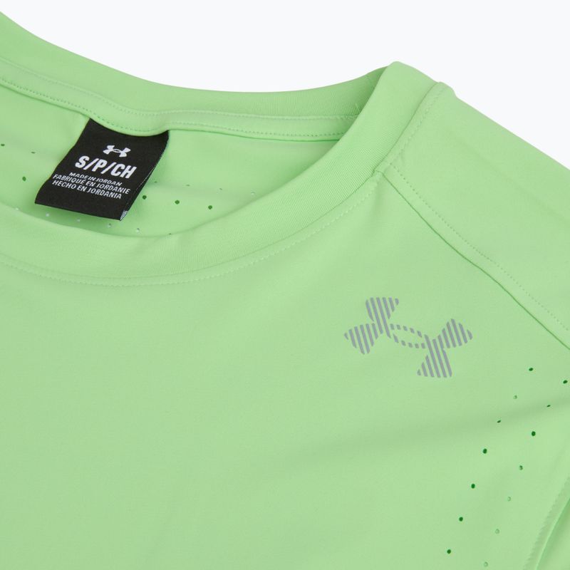 Vyriški bėgimo marškinėliai Under Armour Velociti Pro lumos lime/white 3