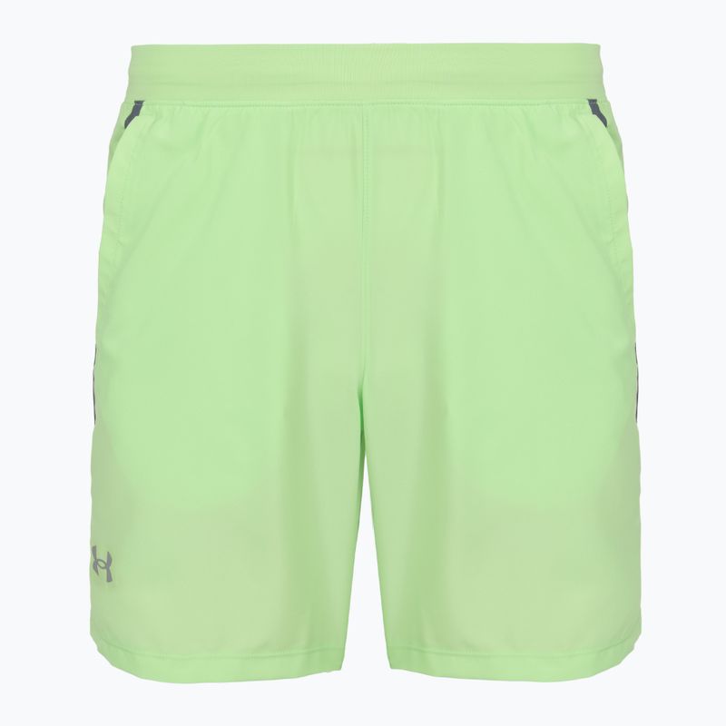 Vyriški bėgimo šortai Under Armour Launch 7" lumos lime/white