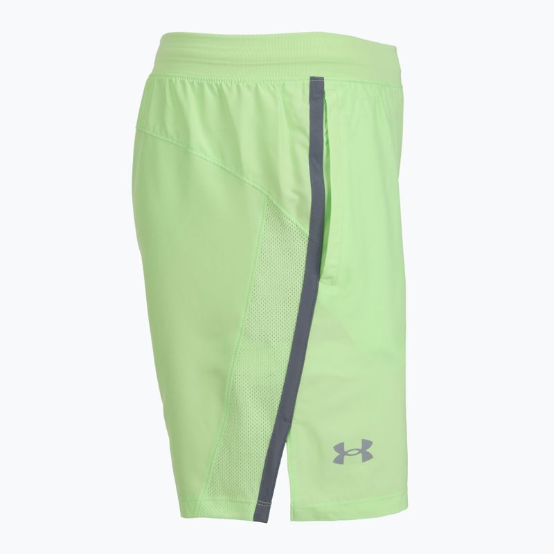 Vyriški bėgimo šortai Under Armour Launch 7" lumos lime/white 4