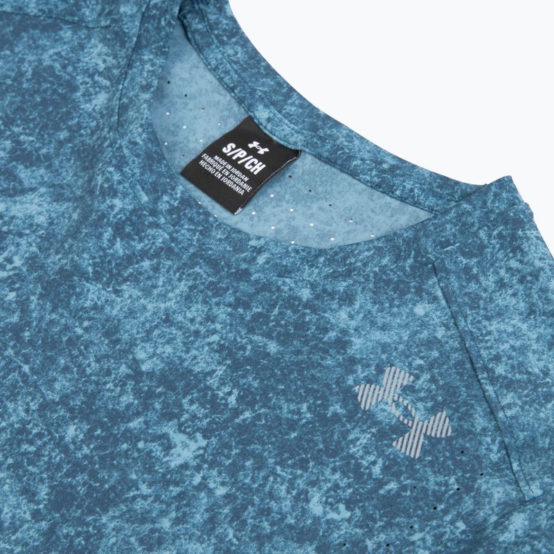 Vyriški bėgimo marškinėliai Under Armour Velociti Pro Print wham blue/boundless blue/black 3
