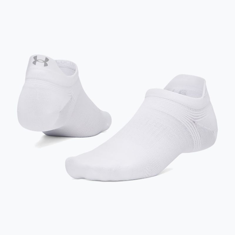 Kojinės Under Armour Velociti Lite NS white/black/distant gray 3