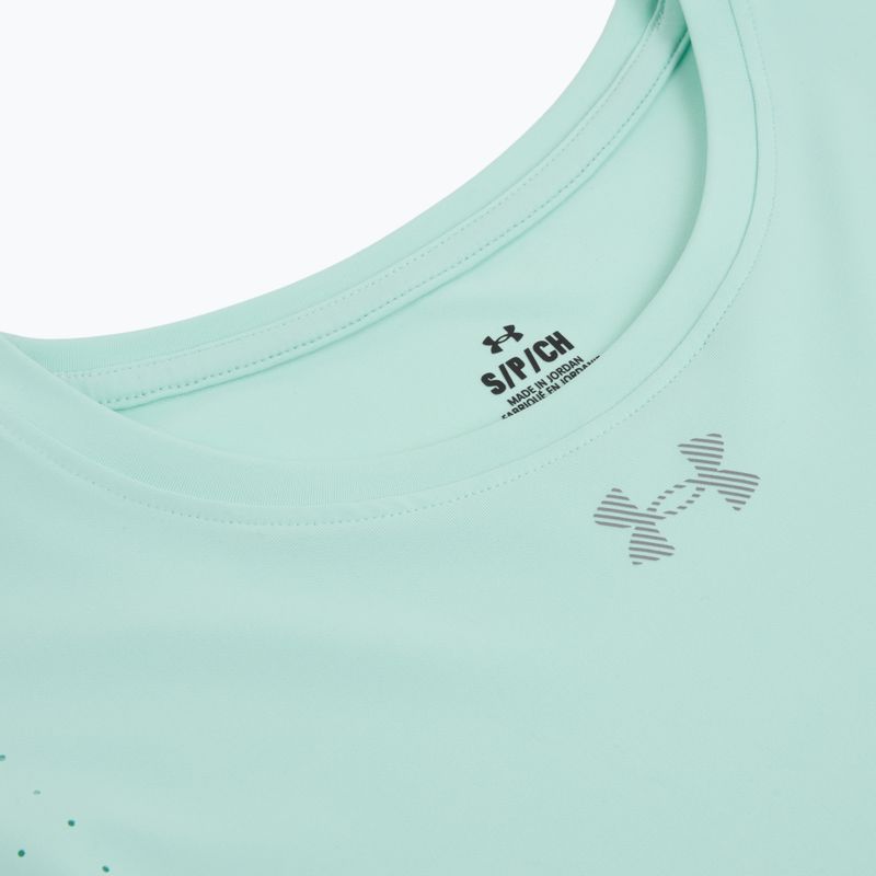 Moteriški bėgimo marškinėliai Under Armour Velociti Pro refresh mint/castlerock 3