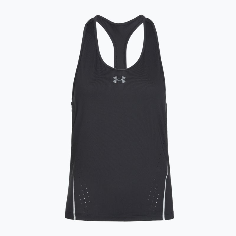 Moteriški bėgimo marškinėliai Under Armour Velociti Pro Tank black/black/metallic silver 2