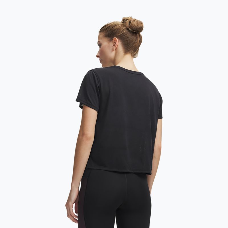 Moteriški bėgimo marškinėliai Under Armour Velociti SS black/reflective 2