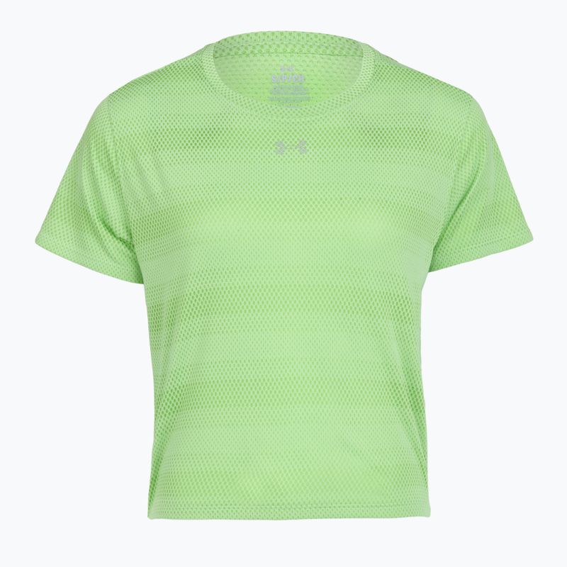 Moteriški bėgimo marškinėliai Under Armour Velociti lumos lime/white