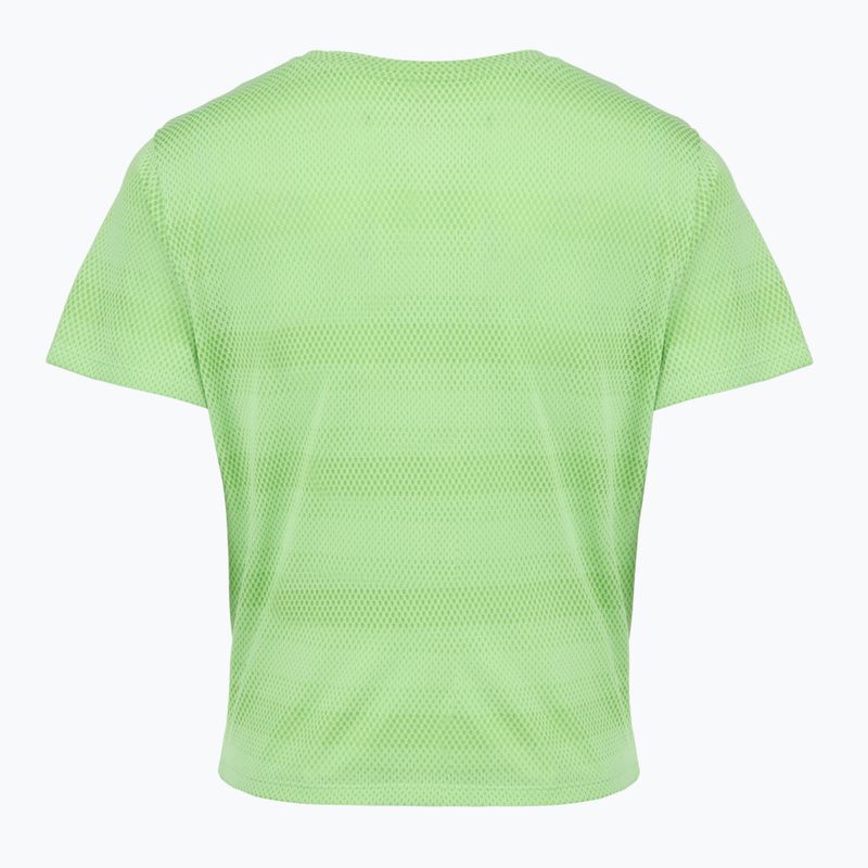 Moteriški bėgimo marškinėliai Under Armour Velociti lumos lime/white 2