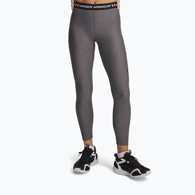 Moteriškos treniruočių tamprės Under Armour HeatGear charcoal light heather/black