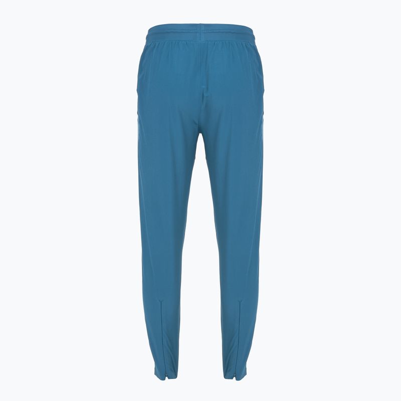 Moteriškos bėgimo kelnės Under Armour Velociti Pro wham blue/hyper green/white 2