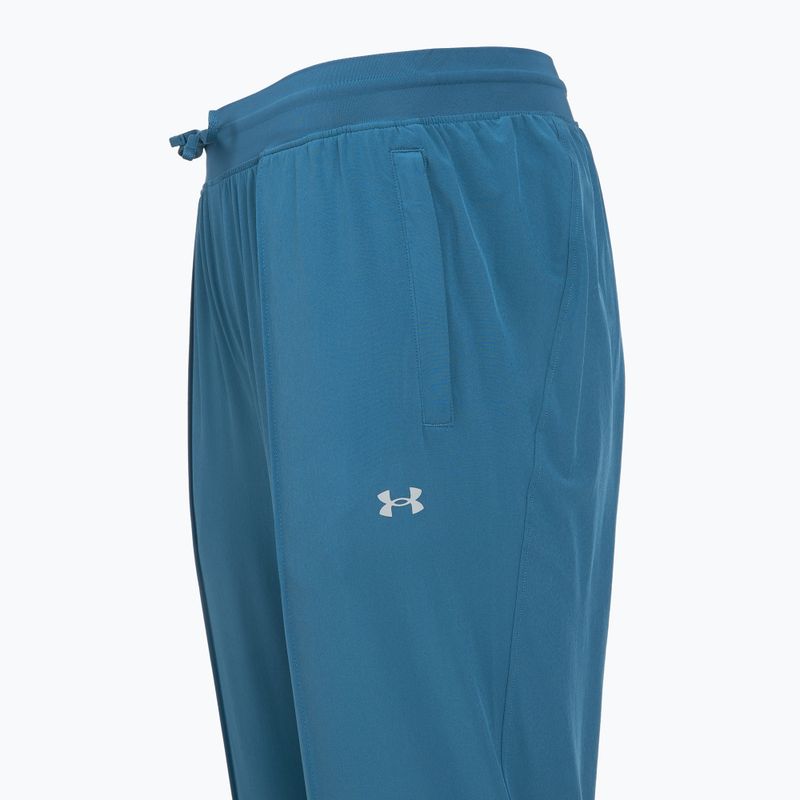 Moteriškos bėgimo kelnės Under Armour Velociti Pro wham blue/hyper green/white 3