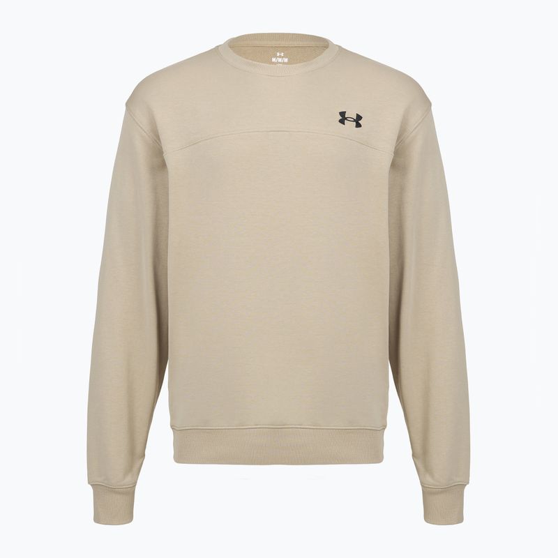 Vyriškas džemperis Under Armour Rival LW Crew city khaki/black