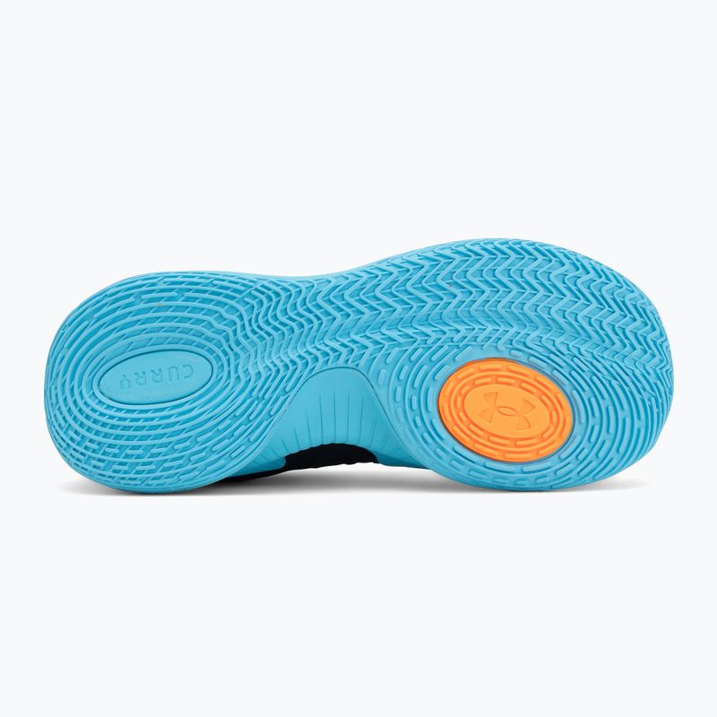 Krepšinio batai Under Armour Curry Splash 26 black/blue blur/blaze orange 4