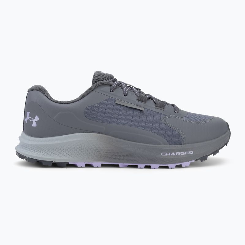 Moteriški bėgimo batai  Under Armour Charged Bandit Trail 3 titan grey/castlerock/purple crest 2