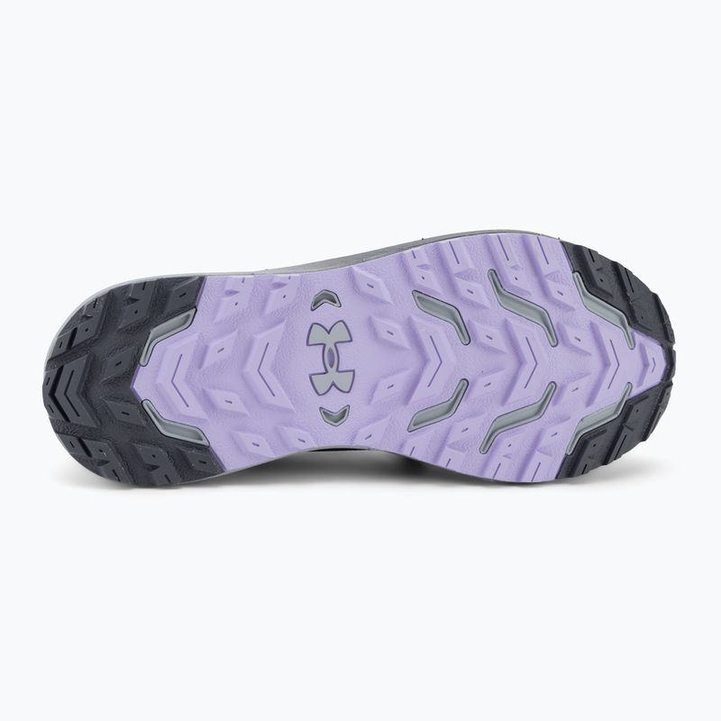 Moteriški bėgimo batai  Under Armour Charged Bandit Trail 3 titan grey/castlerock/purple crest 4
