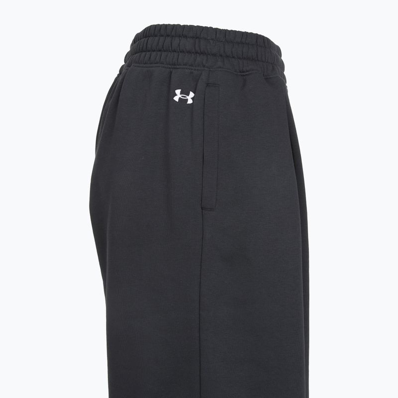 Moteriškos kelnės Under Armour Rival Fleece Script black/white 4