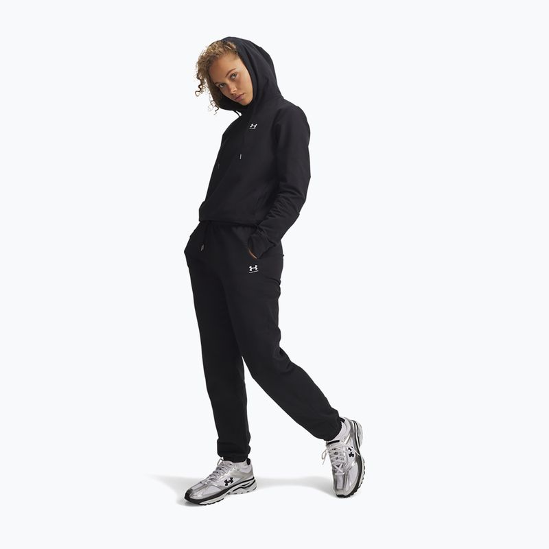 Moteriškos kelnės Under Armour Sport Terry Jogger black/white 2