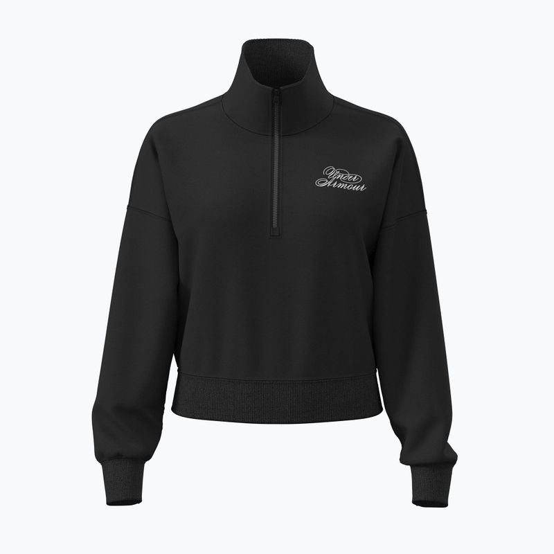 Moteriškas džemperis Under Armour Rival Fleece Script HZ black/white 2