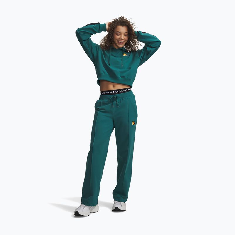 Moteriškos kelnės Under Armour Sport Terry Trend rack green/black 2