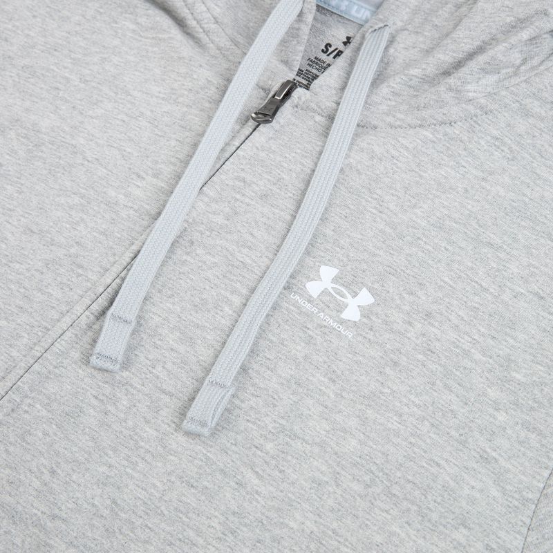 Moteriškas džemperis Under Armour Sport Terry FZ mod gray light heather/white 3