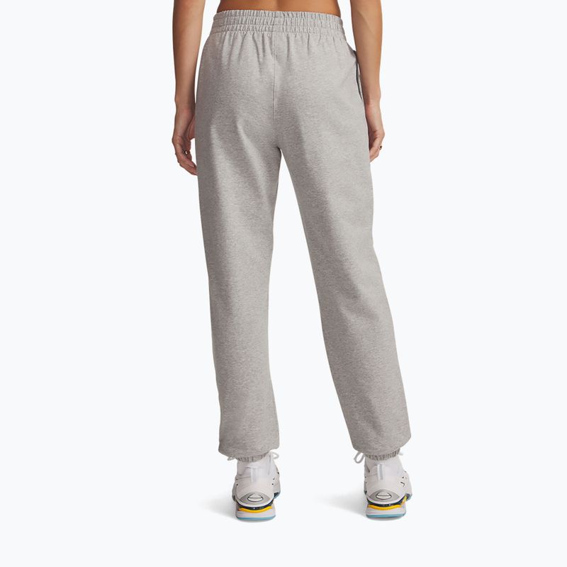 Moteriškos kelnės Under Armour Sport Terry Jogger Mod grey light heather/white 3