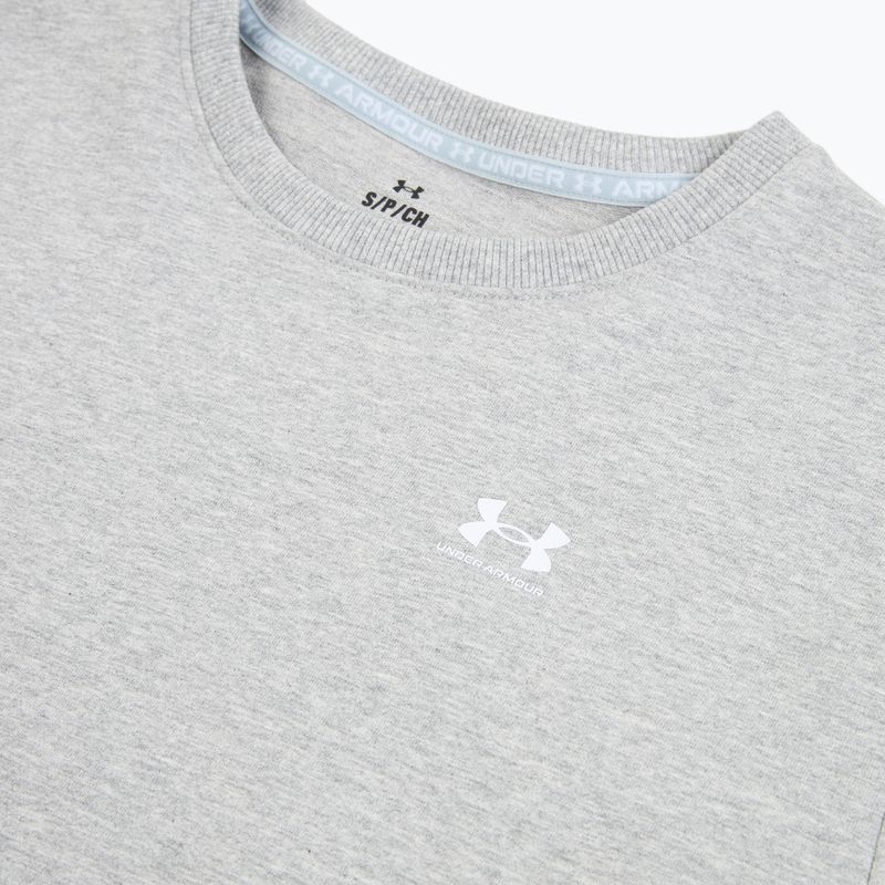 Moteriškas džemperis Under Armour Sport Terry Crew mod gray light heather/white 3