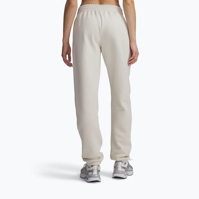 Moteriškos kelnės Under Armour Icon Fleece Nov Jogger summit white/white 3