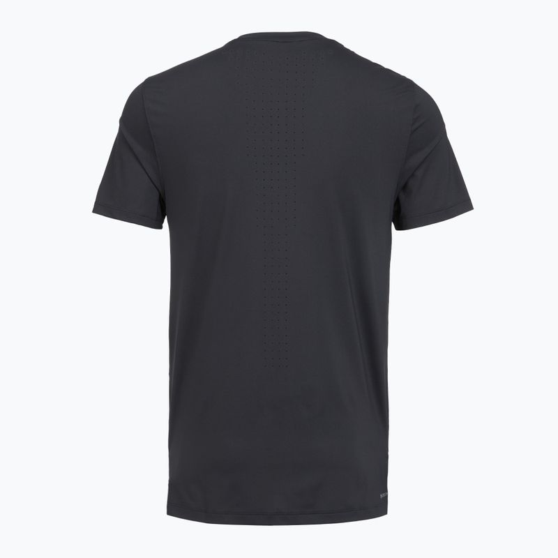 Vyriški bėgimo marškinėliai Under Armour Velociti Pro black/black/metallic silver 2