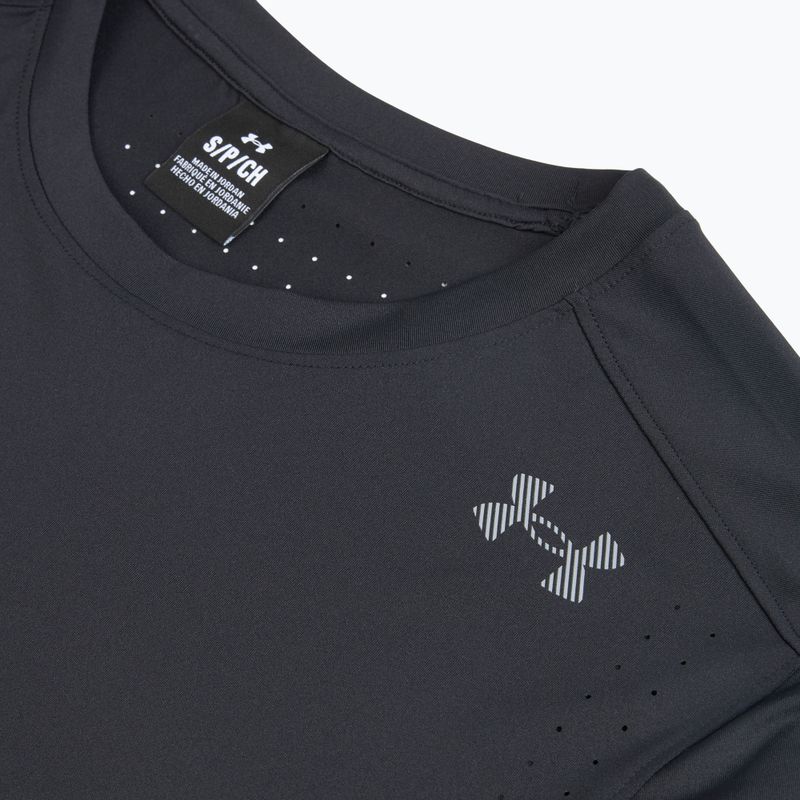 Vyriški bėgimo marškinėliai Under Armour Velociti Pro black/black/metallic silver 3