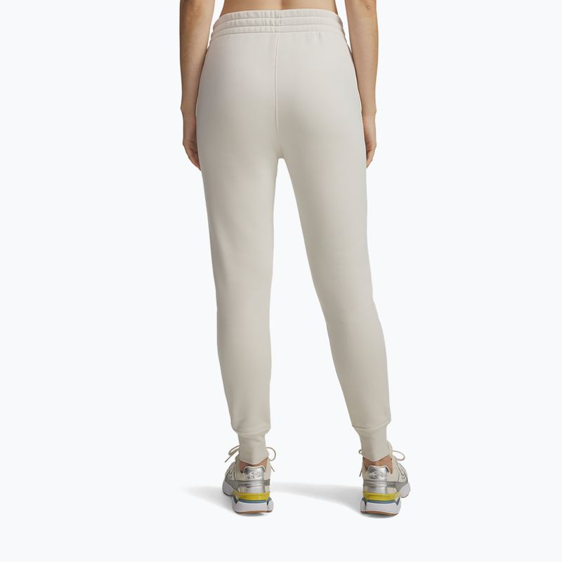 Moteriškos kelnės Under Armour Icon Fleece Jogger summit white/white 3
