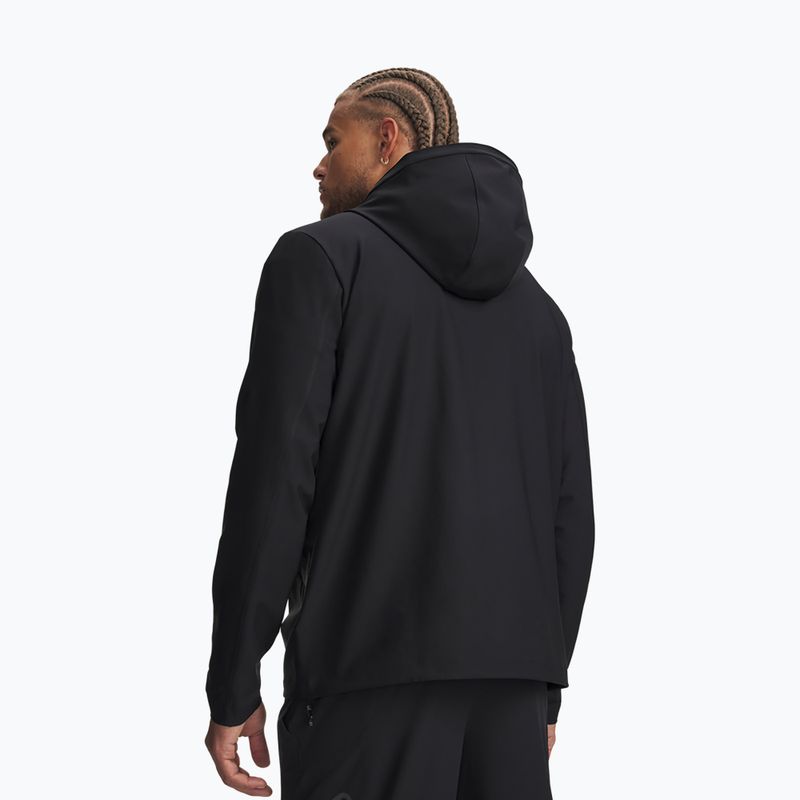 Vyriška striukė Under Armour Unstoppable Woven Jacket black/black 2