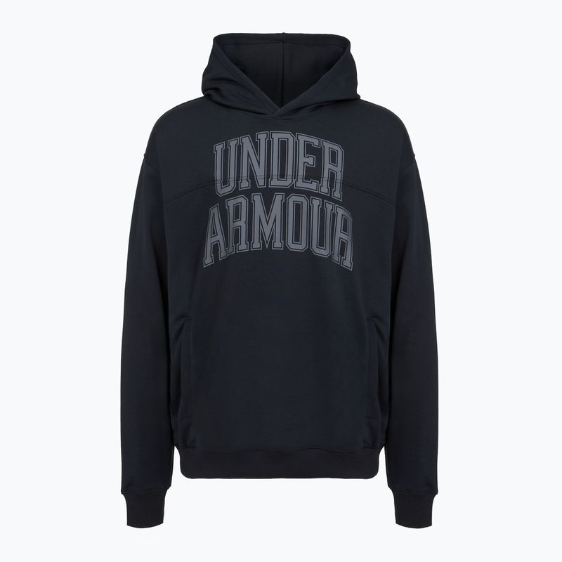 Vyriškas džemperis Under Armour Rival LW Graphic Hoodie black/black 4