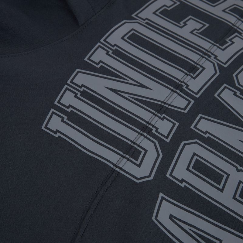 Vyriškas džemperis Under Armour Rival LW Graphic Hoodie black/black 6