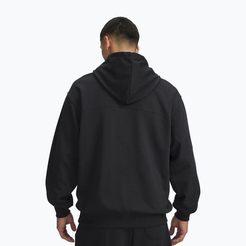 Vyriškas džemperis Under Armour Rival LW Graphic Hoodie black/black 2