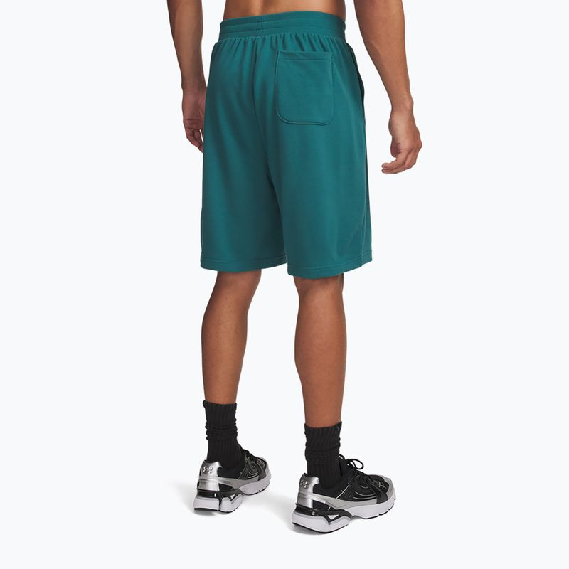 Vyriški treniruočių šortai Under Armour Rival LW Graphic rack green/black 3