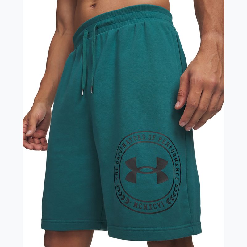 Vyriški treniruočių šortai Under Armour Rival LW Graphic rack green/black 4