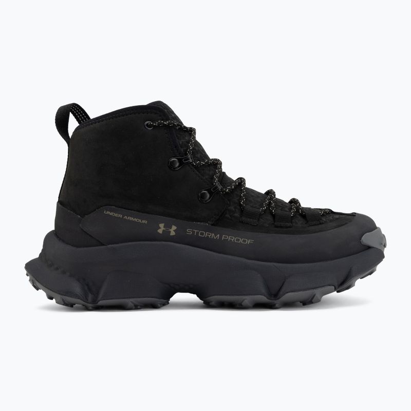 Vyriški žygio batai Under Armour Charged Expanse Mid LTHR WP Black/Anthracite/Bayou 2