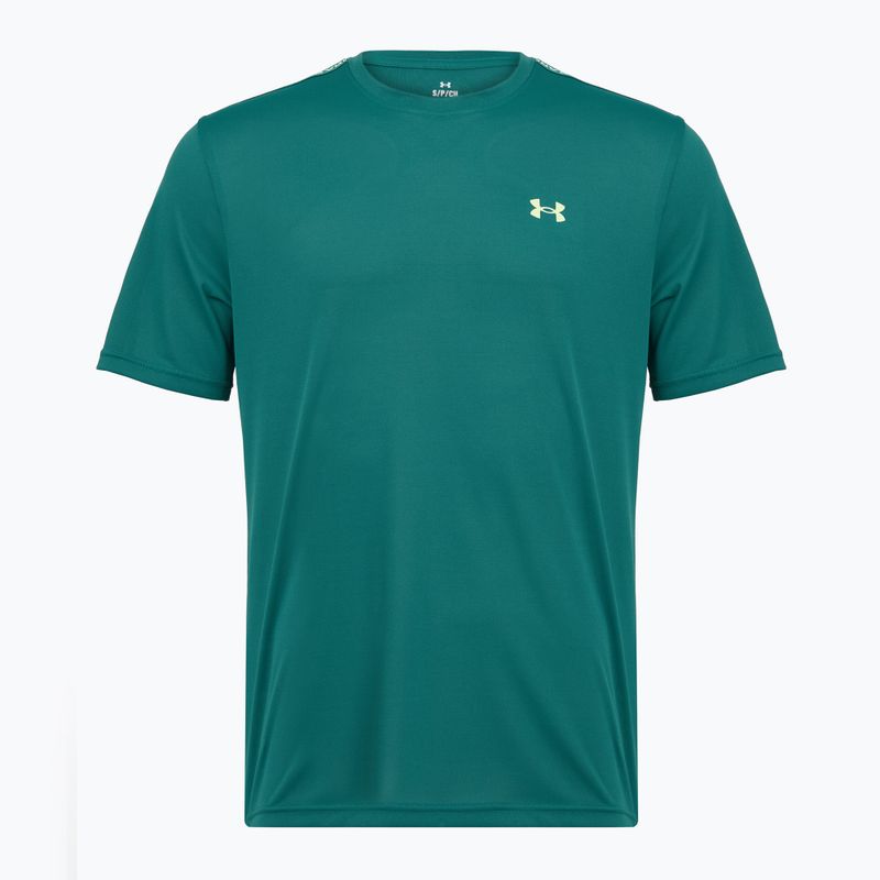 Vyriški treniruočių marškinėliai Under Armour Tech Taping rack green/fade green 4
