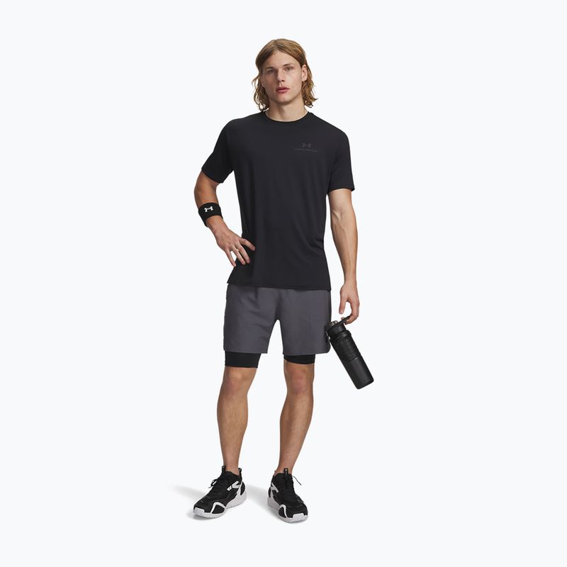Vyriški treniruočių šortai Under Armour Vanish Woven 2.0 2IN1 Shorts castlerock/black 2