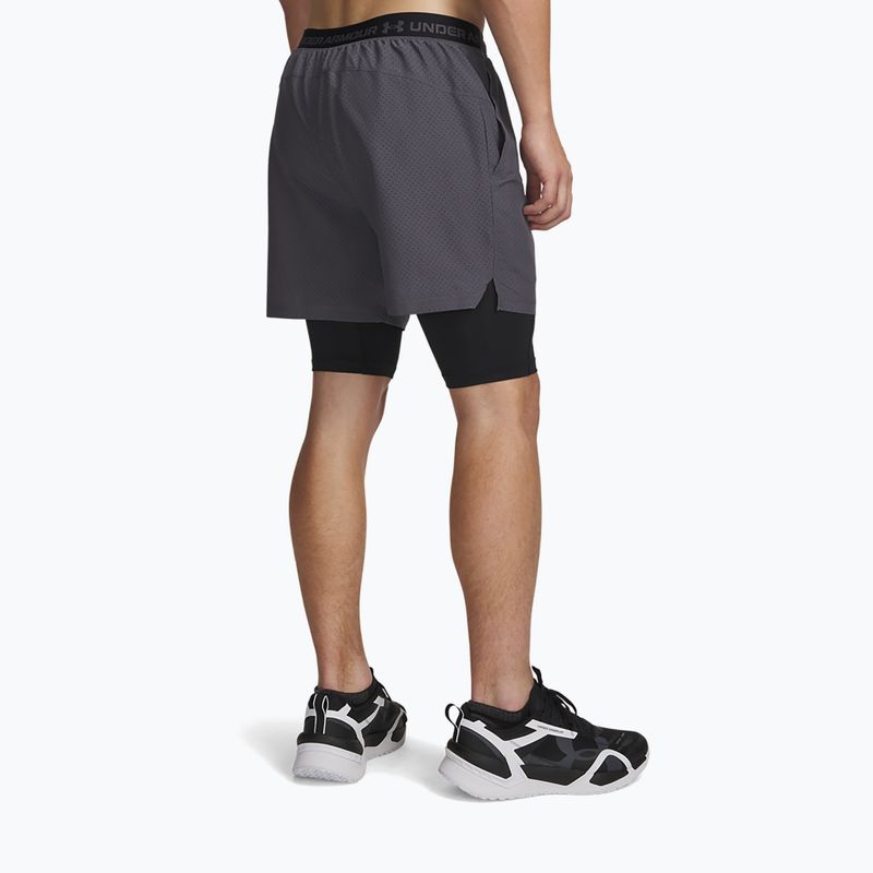 Vyriški treniruočių šortai Under Armour Vanish Woven 2.0 2IN1 Shorts castlerock/black 3