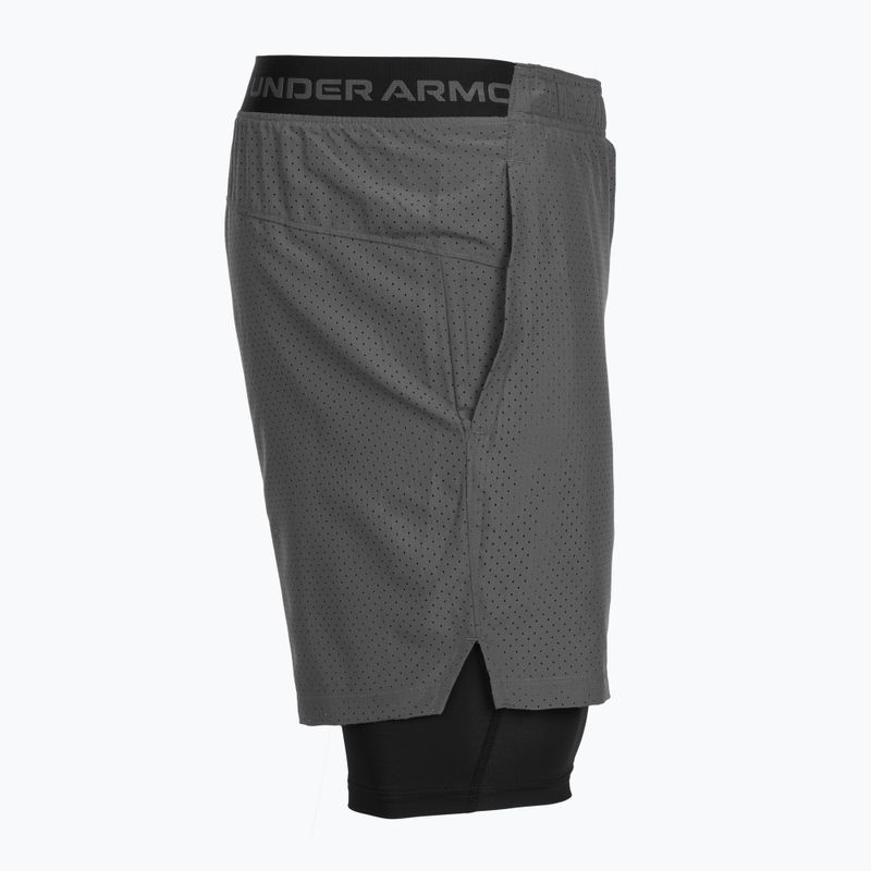 Vyriški treniruočių šortai Under Armour Vanish Woven 2.0 2IN1 Shorts castlerock/black 7
