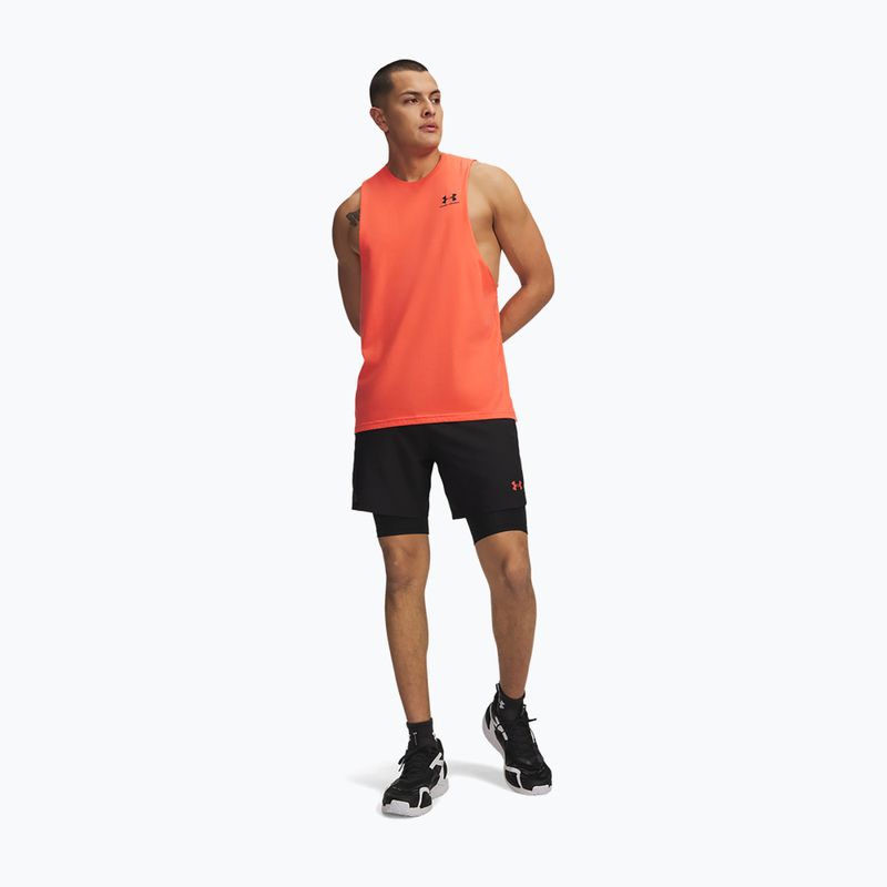 Vyriški treniruočių šortai Under Armour Vanish Woven 2.0 2IN1 Shorts ultimate black/venom red/venom red 2