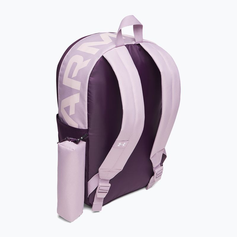 Miesto kuprinė Under Armour Essential Printed Backpack mauve pink/purple echo/white 2