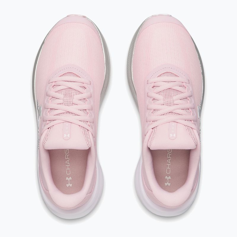 Moteriški bėgimo batai Under Armour Chase prime pink/metallic silver/white 3