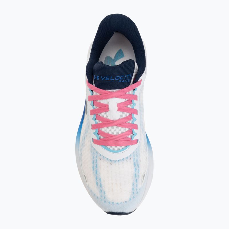 Moteriški bėgimo batai Under Armour Velociti Pace white/team royal/metallic academy 5
