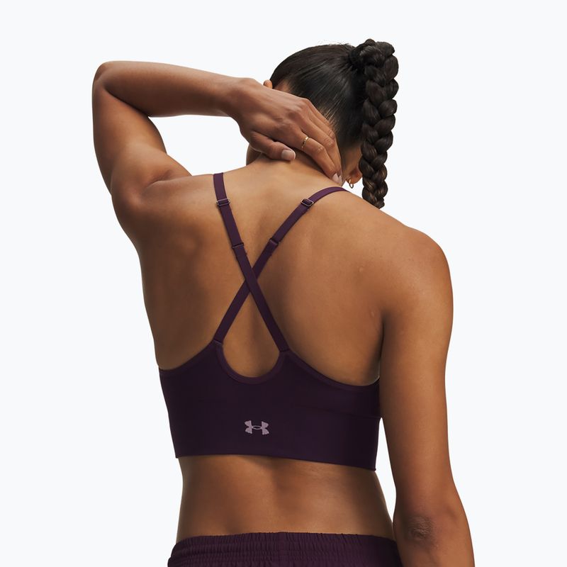 Sportinė liemenėlė Under Armour Vanish Seamless Low purple echo/mauve pink 2