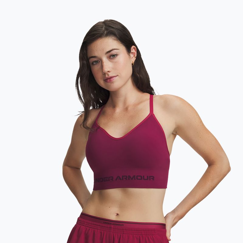 Sportinė liemenėlė Under Armour Vanish Seamless Low claret/ox blood
