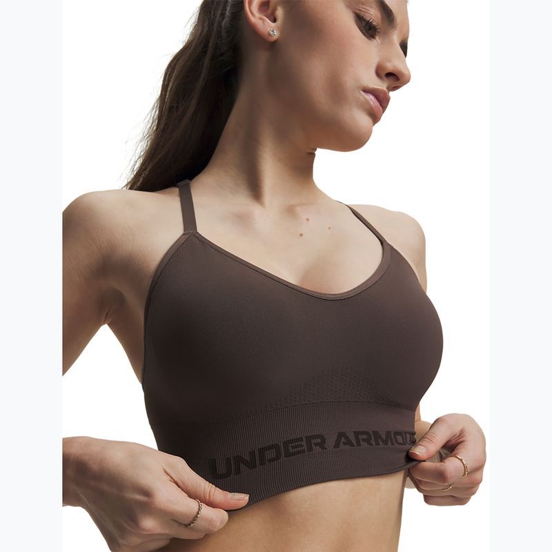 Sportinė liemenėlė Under Armour Vanish Seamless Low peppercorn/kona brown 3