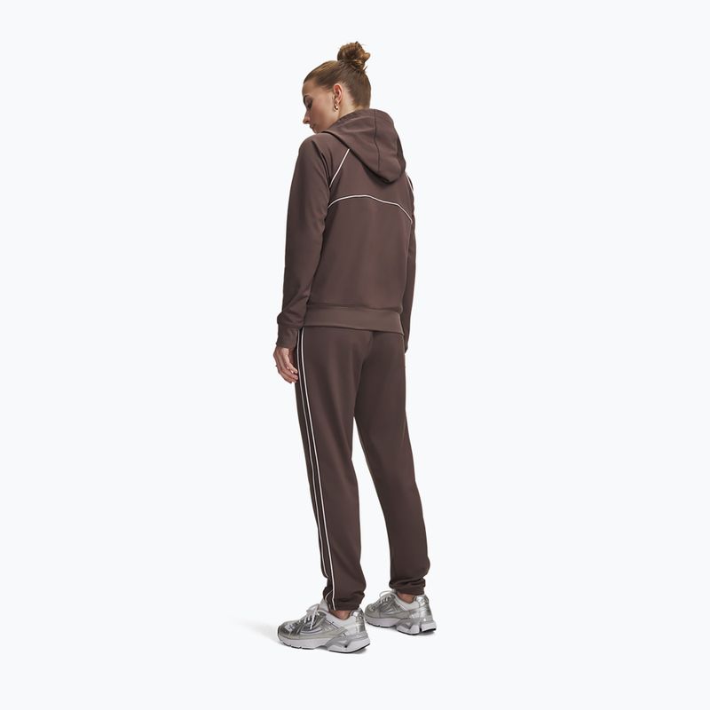 Moteriškas sportinis kostiumas Under Armour Rival Tricot Tracksuit HD peppercorn/white 2