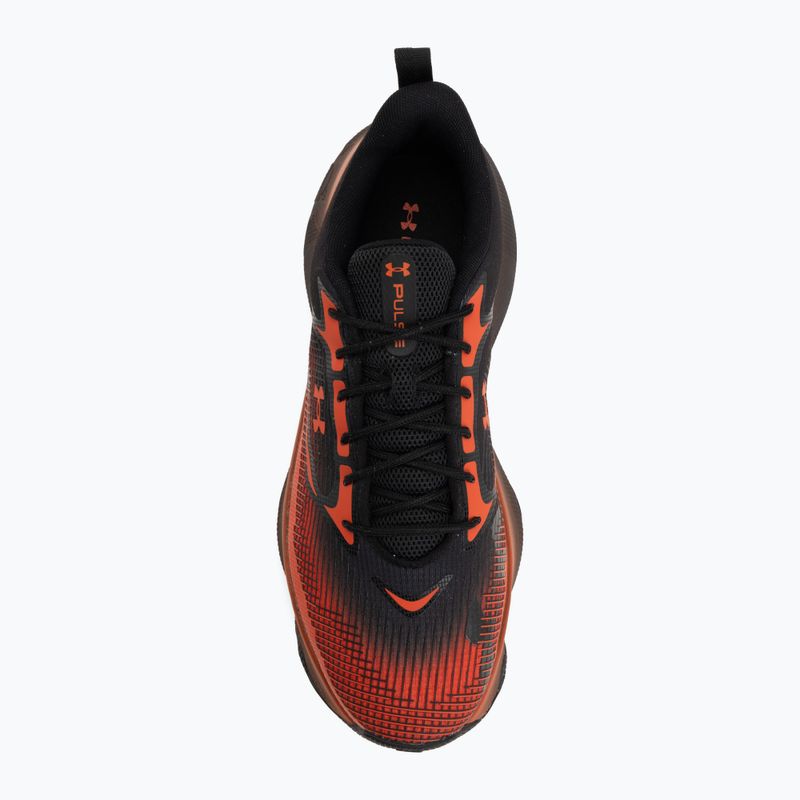 Vyriški batai Under Armour Pulse black/dark orange/dark orange 5